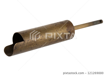 Antique black powder measure for loading cartridge. 121269880