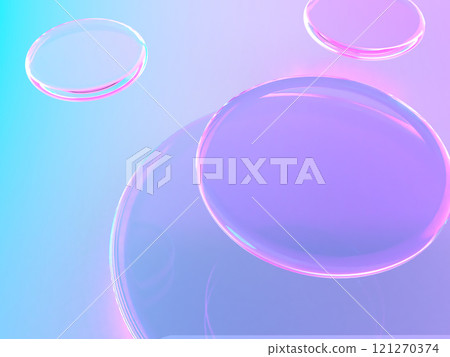 3D illustration of a transparent liquid illuminated by fantastic light 3D illustration of a transparent liquid illuminated by fantastic light 121270374