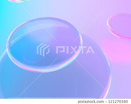 3D illustration of a transparent liquid illuminated by fantastic light 3D illustration of a transparent liquid illuminated by fantastic light 121270380