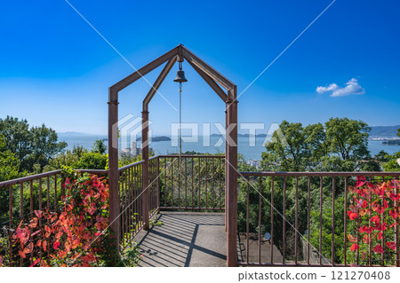 Lover's Hill in Gamagori City and a view of Mikawa Bay (Aichi Prefecture) Lover's Hill in Gamagori City and a view of Mikawa Bay (Aichi Prefecture) 121270408