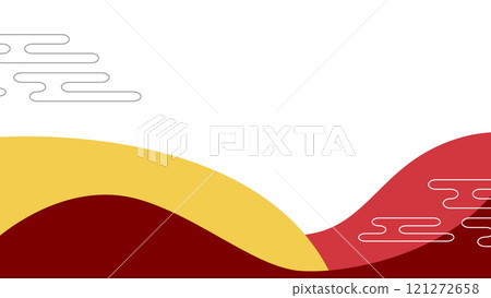 新年色彩的簡單幾何框架 新年色彩的簡單幾何框架 121272658