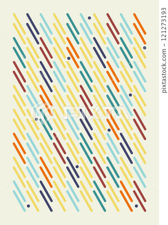 Modern vector abstract geometric poster with rectangles. Retro Memphis style background Modern vector abstract geometric poster with rectangles. Retro Memphis style background 121273193