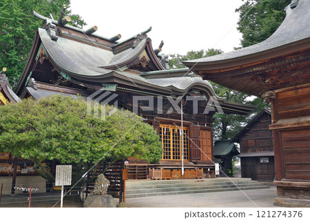[武水別神社] 長野縣築曲市八幡 121274376