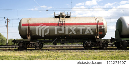 railway freight wagon railway freight wagon 121275607