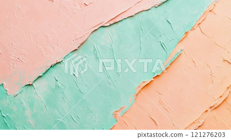 Mint And Peach Color Texture Background 121276203