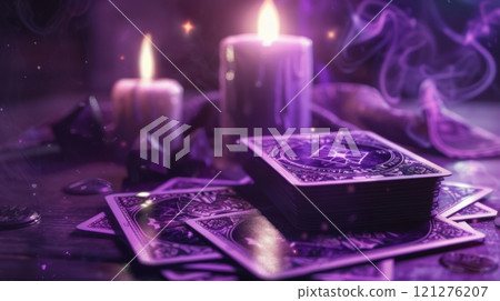 Mockups For Designers To Showcase Tarot Deck 121276207