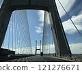 Vasco da Gama Bridge, the longest suspension bridge in Portugal 121276671