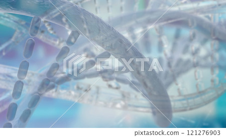 The DNA image for sci or education concept 3d rendering. 121276903