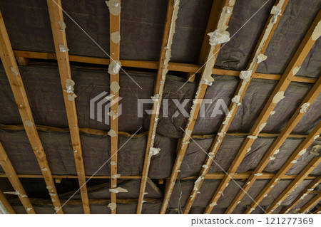 Demolition site waste 121277369