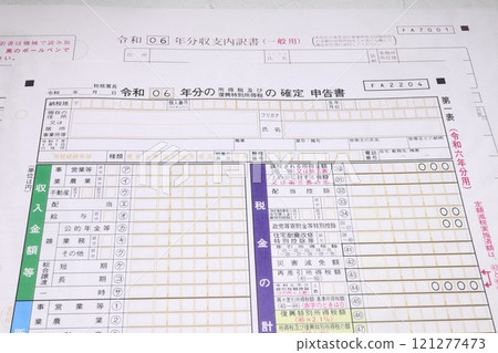 Income tax return and general income and expenditure statement for fiscal year 2024 Income tax return and general income and expenditure statement for fiscal year 2024 121277473