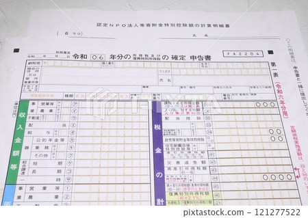 2020年所得稅申報表及捐贈詳情 121277522