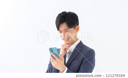 Male smartphone Male smartphone 121278384