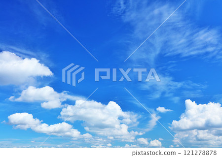 Summer blue sky and clouds 121278878
