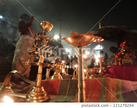 Varanasi is a city on the Ganges river in northern India that has a central place in pilgrimage, death, and mourning in the Hindu world. Varanasi is a city on the Ganges river in northern India that has a central place in pilgrimage, death, and mourning in the Hindu world. 121279284