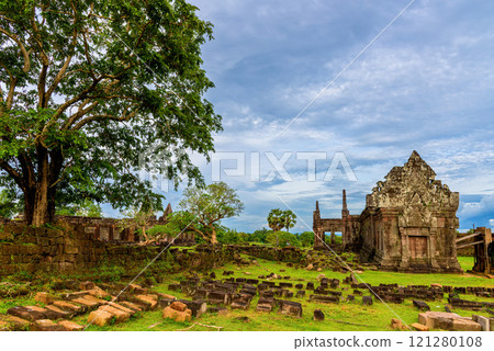 Vat Phou or Wat Phu is the UNESCO world heritage site in Champasak Province, Southern Laos. 121280108