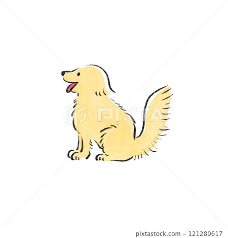 黃金獵犬插圖 121280617
