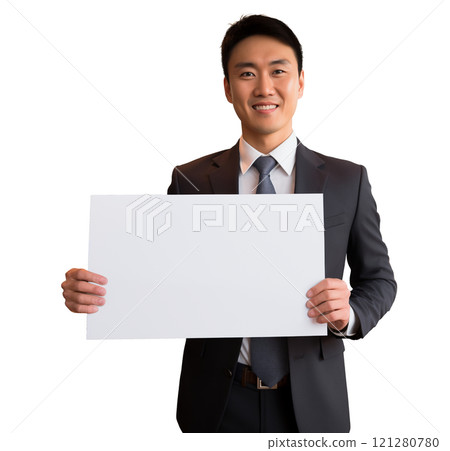 Businessman with flip 121280780