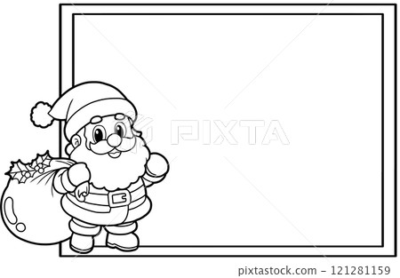 Christmas Coloring Text Box 121281159