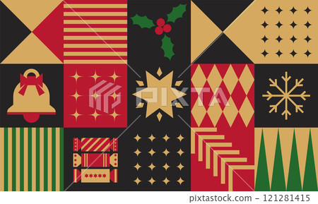 Festive Scandinavian Christmas Pattern Design Festive Scandinavian Christmas Pattern Design 121281415