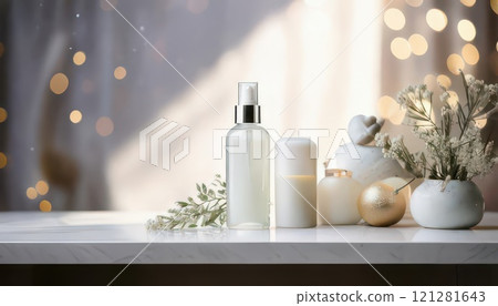 [AI圖像]化妝品圖像白瓶 121281643