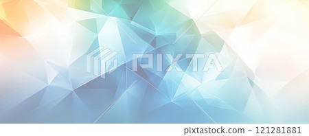 藍色和綠色幾何圖案的抽象背景 藍色和綠色幾何圖案的抽象背景 121281881