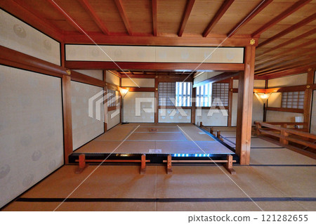 美作「日本名城百選津山城」宅邸的石牆與內部 美作「日本名城百選津山城」宅邸的石牆與內部 121282655