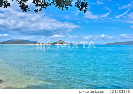 瀨戶內海俯瞰竹崎觀音角 瀨戶內海俯瞰竹崎觀音角 121283506