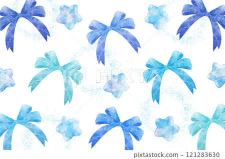 絲帶和星星 121283630