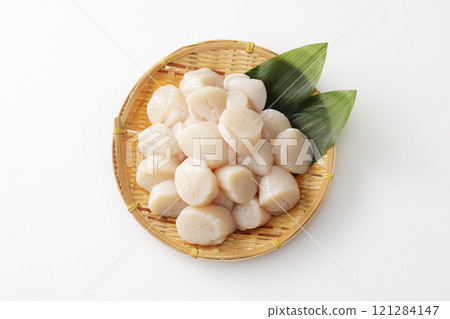 A mountain of scallops 121284147