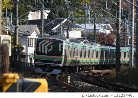 Yokosuka Line Between Ofuna and Kita-Kamakura 121284403