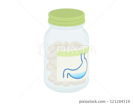 Gastrointestinal medicine illustration 121284519