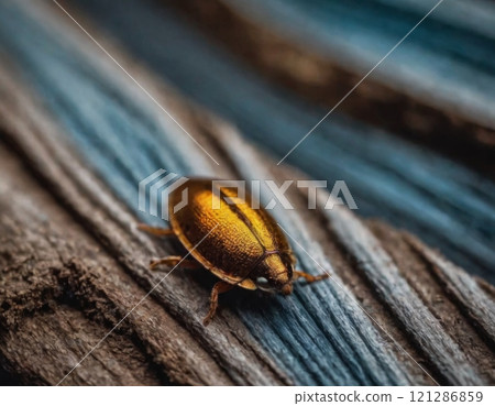 beautiful colorful beetle close-up beautiful colorful beetle close-up 121286859