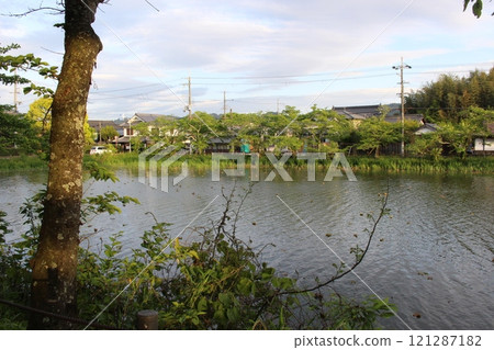 Sasayama Castle Moat Hyogo Prefecture Historic Site 121287182