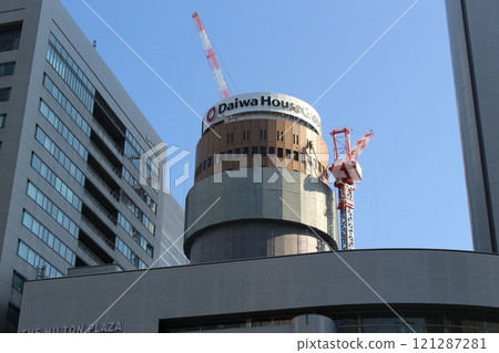 Umeda redevelopment, Maru Building, Osaka city, urban area Umeda redevelopment, Maru Building, Osaka city, urban area 121287281