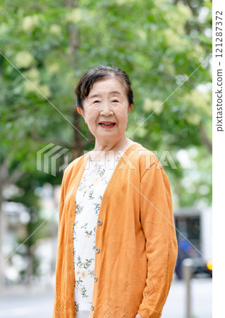 Senior female portrait Senior female portrait 121287372