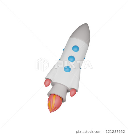 Rocket right view from below 121287632