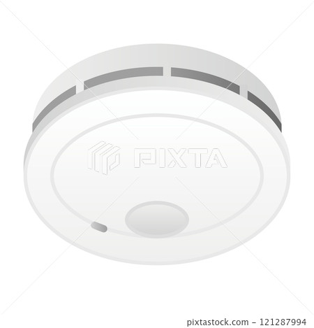 Simple illustration_fire alarm 121287994