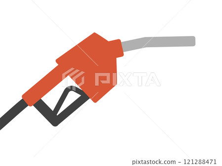 Vector illustration of a gasoline pump nozzle Vector illustration of a gasoline pump nozzle 121288471