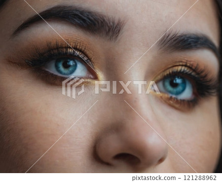 female eye close up 121288962