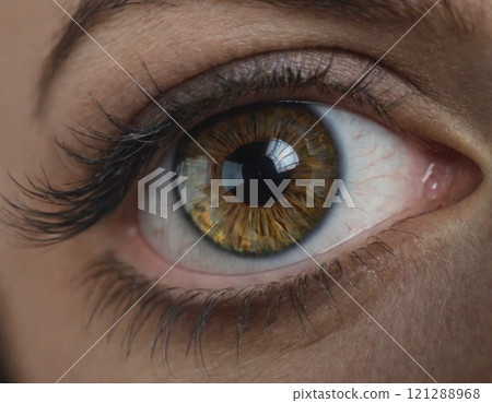 female eye close up 121288968