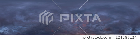 Dark moody rain clouds in dramatic overcast sky. Seamless 360 HDR spherical panorama. Full zenith or sky dome in 3D environment, sky replacement for aerial drone panoramas. Climate and weather change. Dark moody rain clouds in dramatic overcast sky. Seamless 360 HDR spherical panorama. Full zenith or sky dome in 3D environment, sky replacement for aerial drone panoramas. Climate and weather change. 121289124