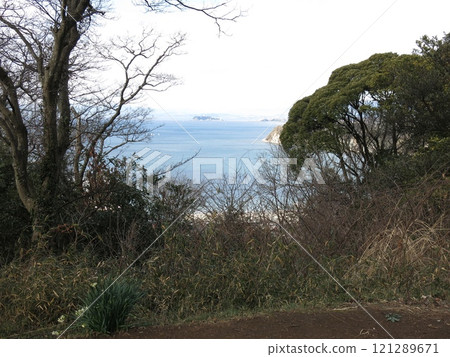 View from Tomb No. 2 of the Nagare Sakurayama Tomb Group (Sagami Bay, Enoshima, etc.) 121289671