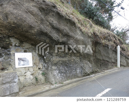 祖師市露頭顯示馬鐙不整合面 祖師市露頭顯示馬鐙不整合面 121289759