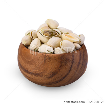 pistachio isolated on white background 121290123