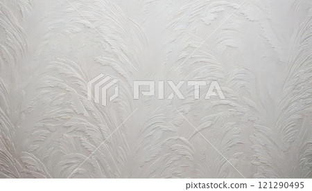 《AI Image》White wallpaper with a subtle pattern 《AI Image》White wallpaper with a subtle pattern 121290495