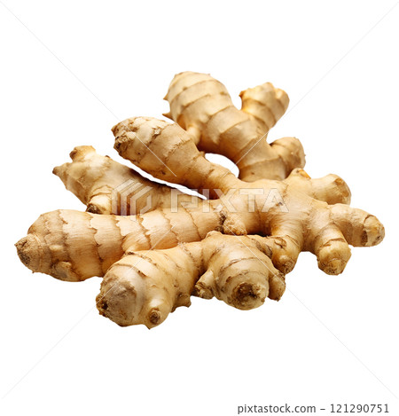 Ginger on an isolated background, easy to use in any design 121290751