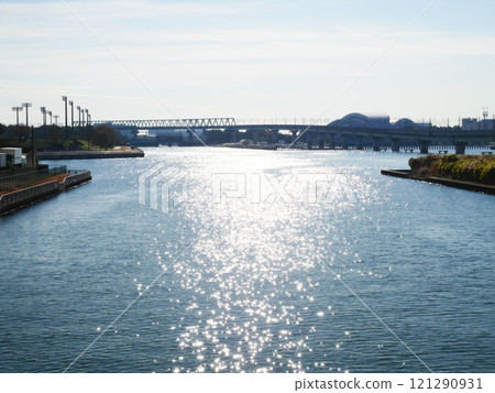 View of Tokyo from Sunacho Bridge | Dream Island, Tatsumi 121290931