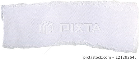 Realistic torn white paper texture. For DIY projects, scrapbooking and collage Realistic torn white paper texture. For DIY projects, scrapbooking and collage 121292643