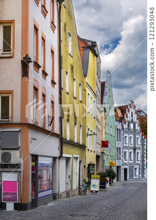 Street in Straubing, Germany 121293048