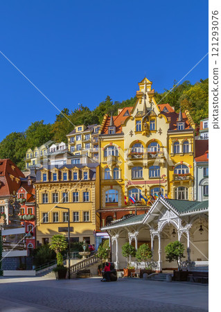 City centre of Karlovy Vary, Czech Republic City centre of Karlovy Vary, Czech Republic 121293076